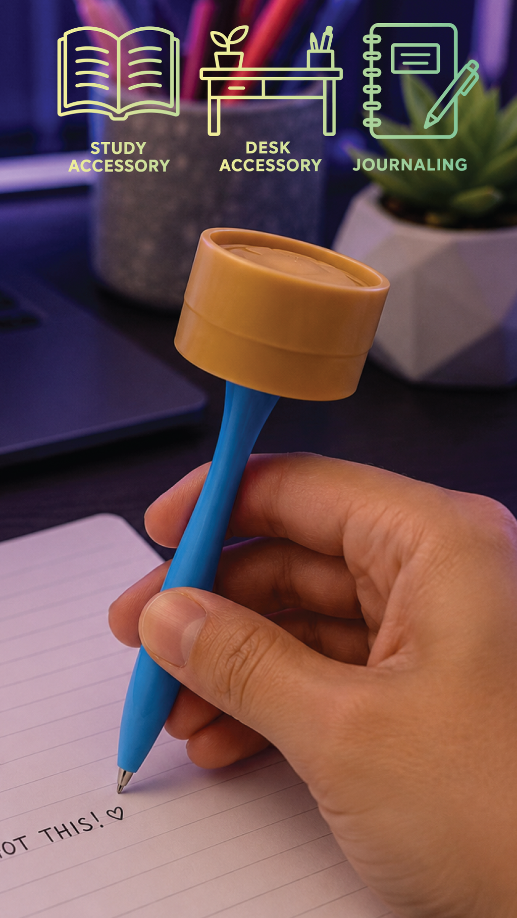 Squishy Dumpling Pen — Desk Pop & Fidget Toy