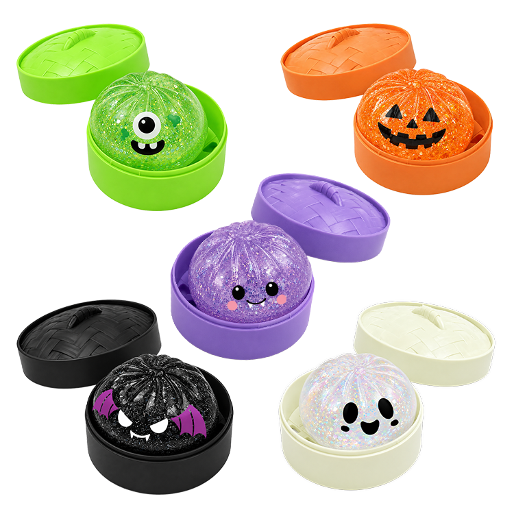 Spooky Mystery Dumpling Squishy — Halloween Fidget Toy
