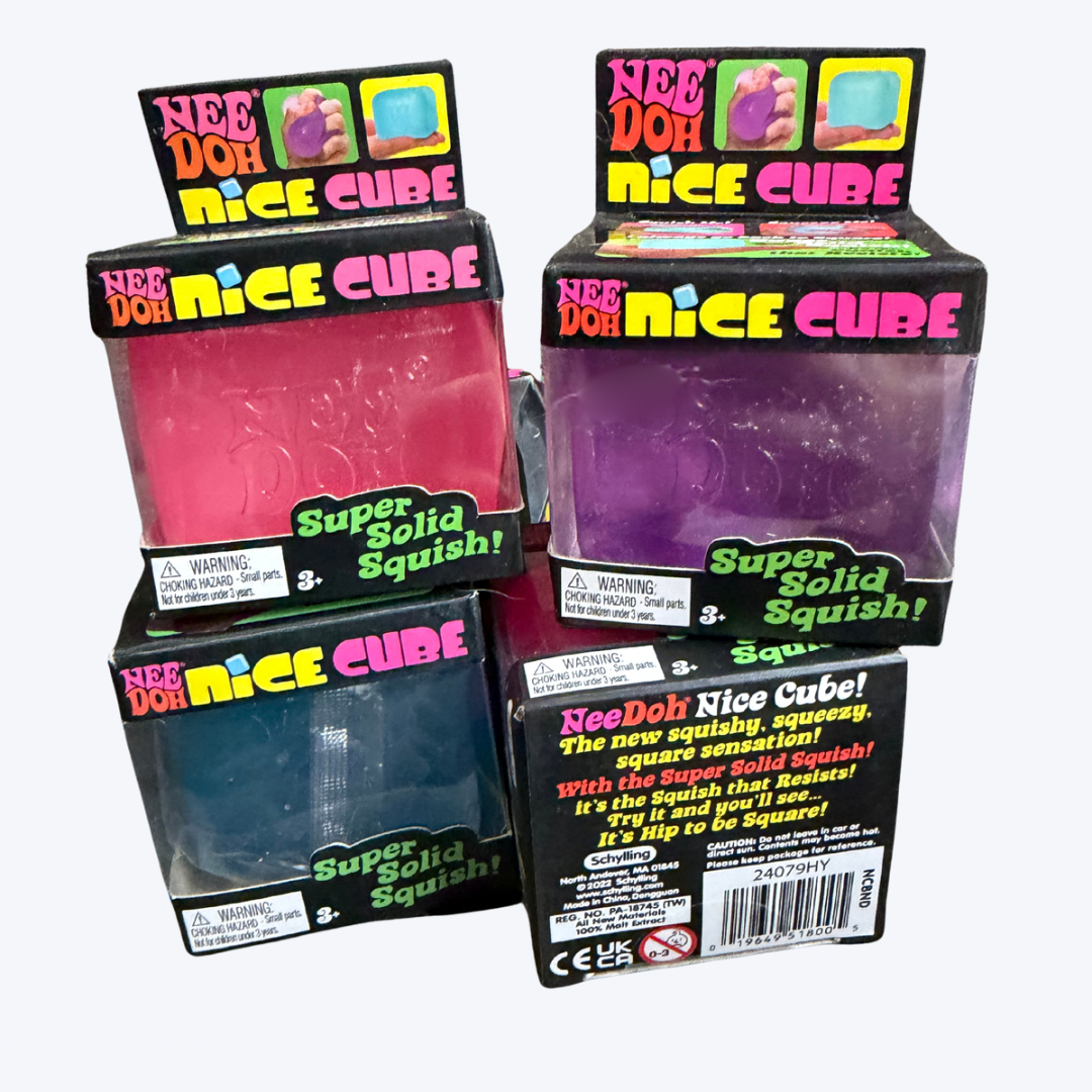 Logo Cube Squishy — Stress Relief Fidget Toy