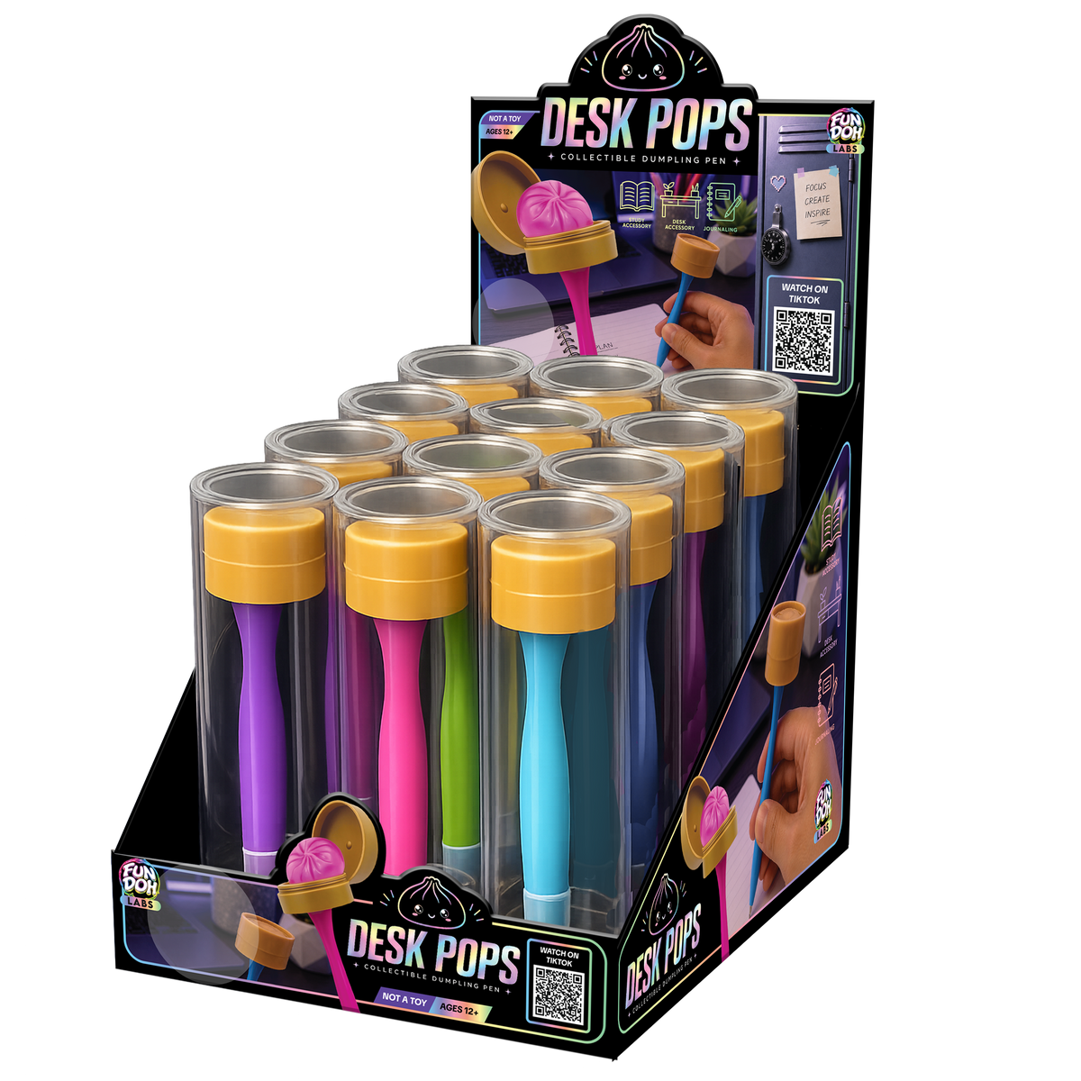 Squishy Dumpling Pen — Desk Pop & Fidget Toy