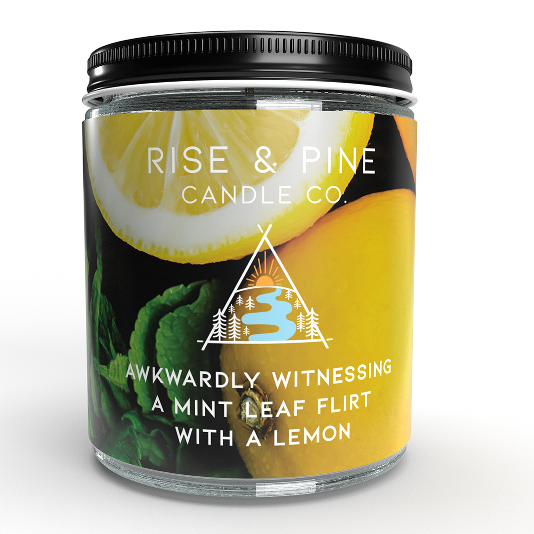Lemon Mint Soy Candle — 9oz