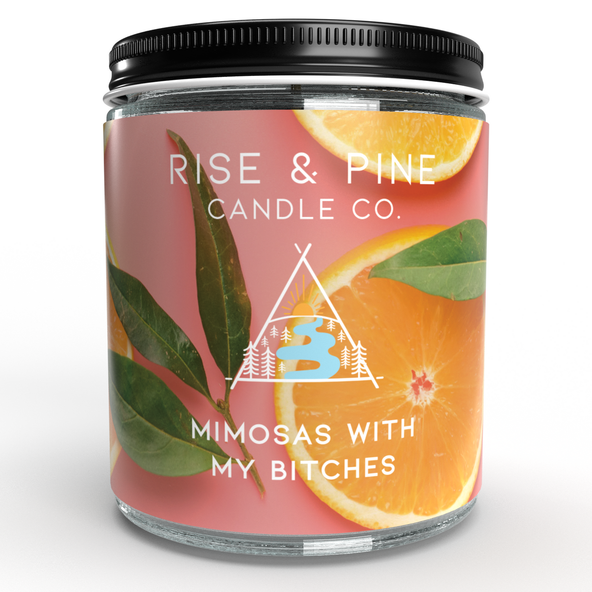 Orange Champagne Mimosa Soy Candle — 9oz
