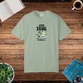 DipaliZ Earth Leaves Relaxed Fit Tee - Cozy Comfort Colors